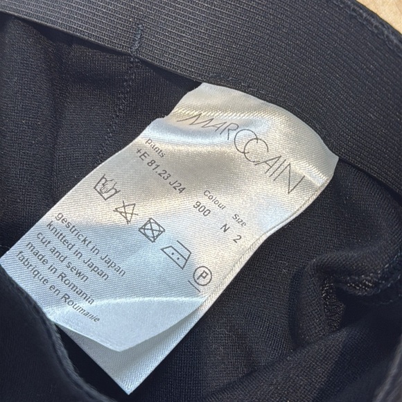 Marc Cain Black Elastic Waist Pants Size Small - Picture 5 of 8